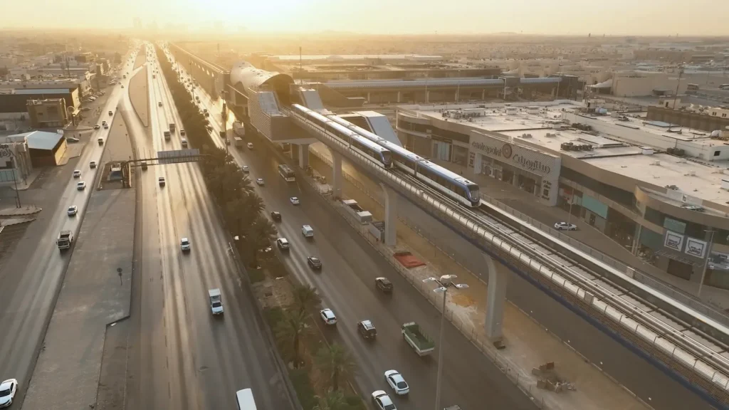 Riyadh Metro Project Elevated Station 