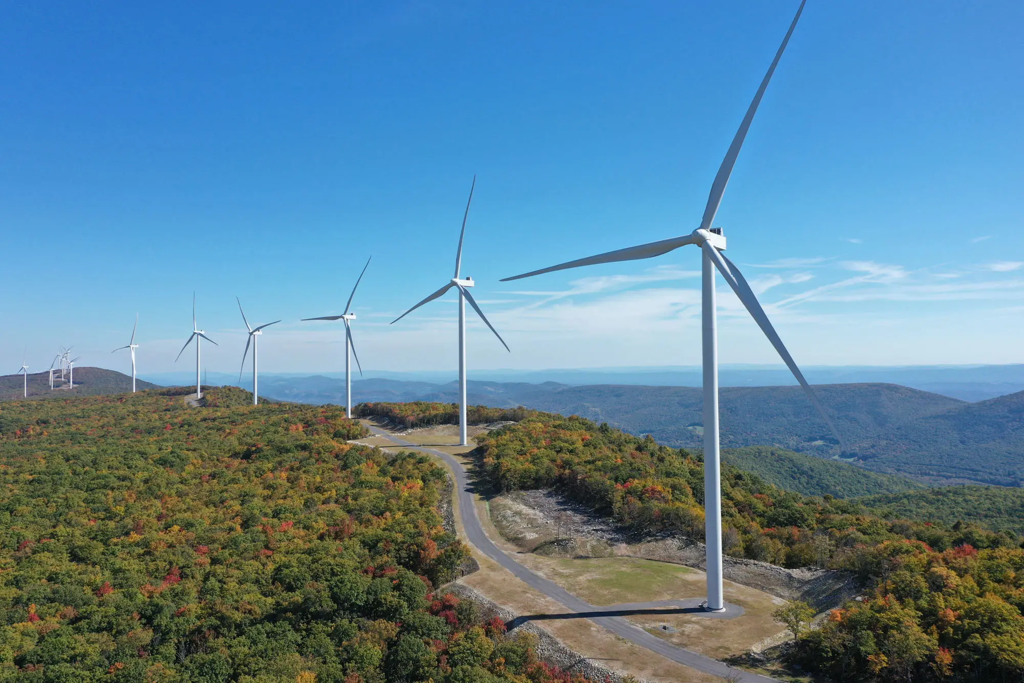 Wind turbine generator (WTG) project, consisting of 23 WTGs totaling 110.4 megawatts.