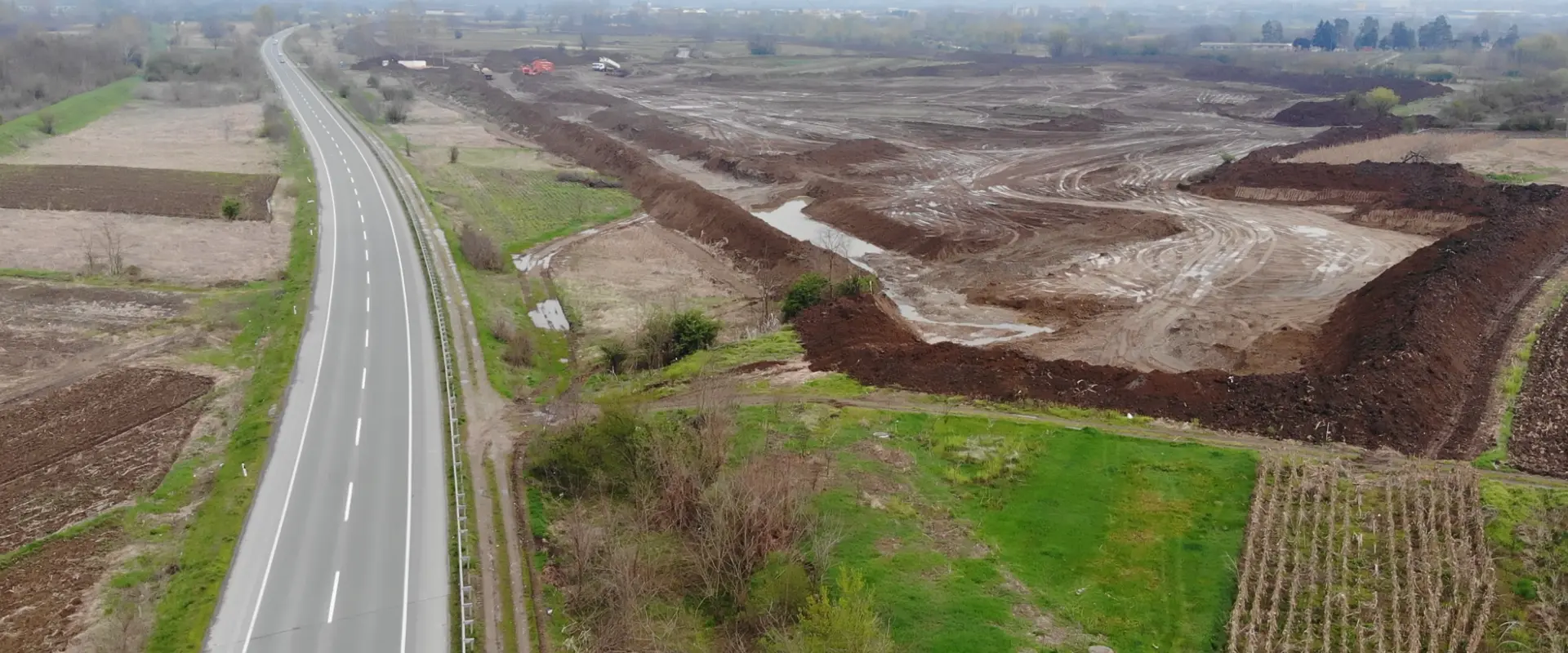 Morava Motorway Wide Shot